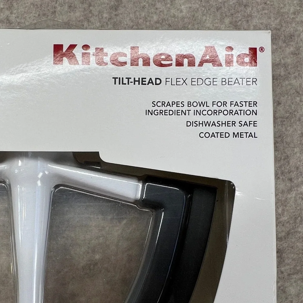 KitchenAid KFE5T Flex Edge Beater Tilt-Head White New Damaged Box K45SS KSM150
